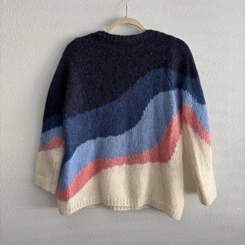 Sezane Multicolor Crew Neck Sweater - Picture 5 of 6